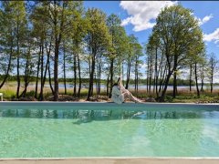 Poilsiavietė "Vakaris" - sodyba, namelių nuoma, pirtis, kubilas logo